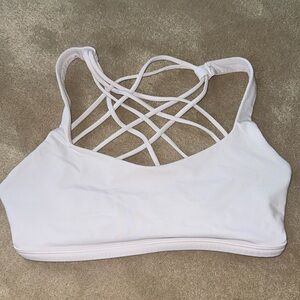 Baby pink lululemon bra